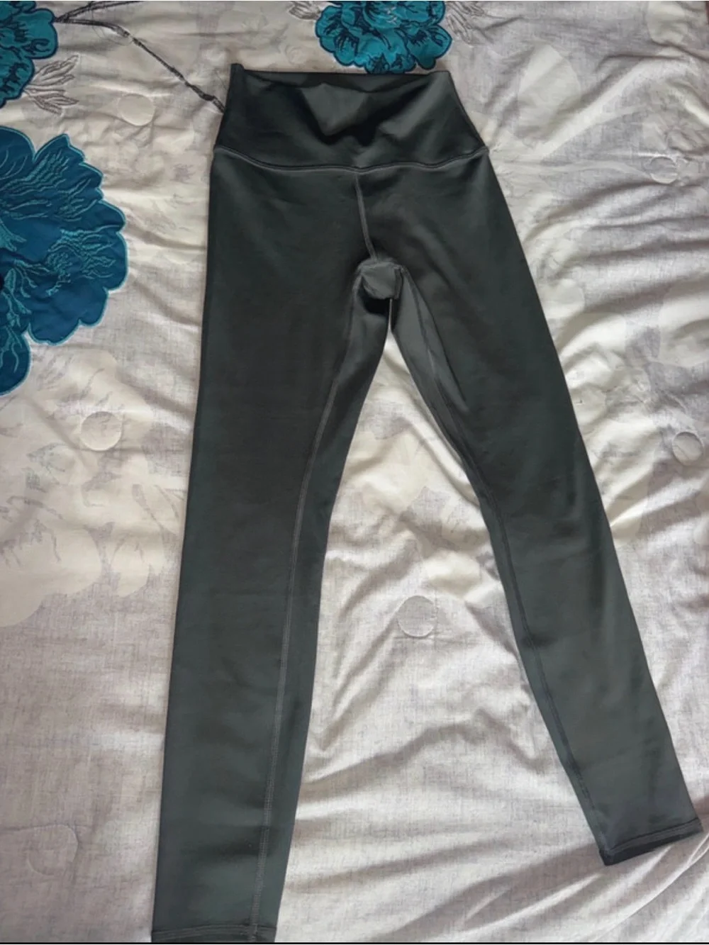 ALO Yoga Kids Dark Gray High-Waist Leggings